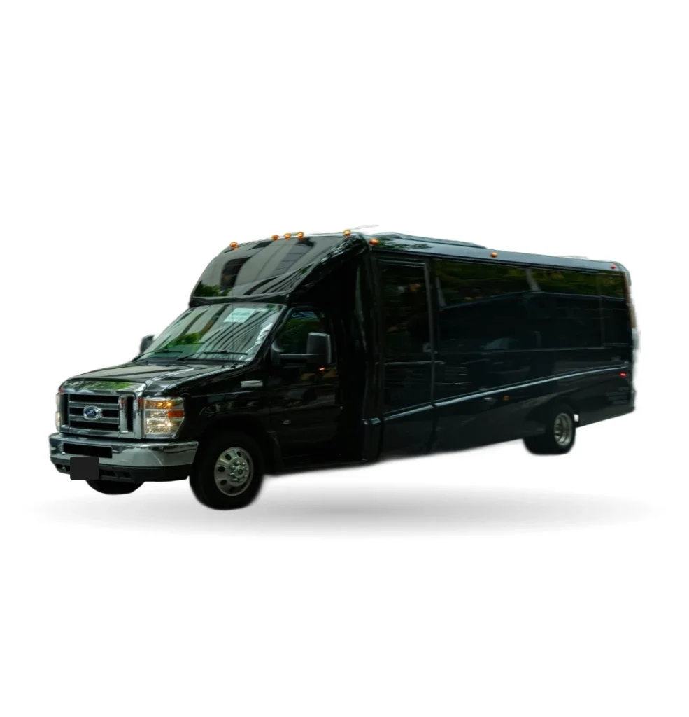 Black party bus